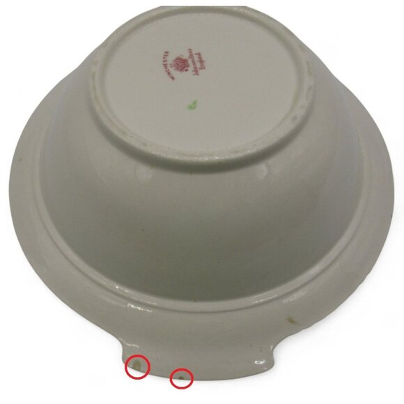 JOHNSON BROTHERS Winchester Floral Vegetable Serving Bowl England Vintage - Picture 9 of 10